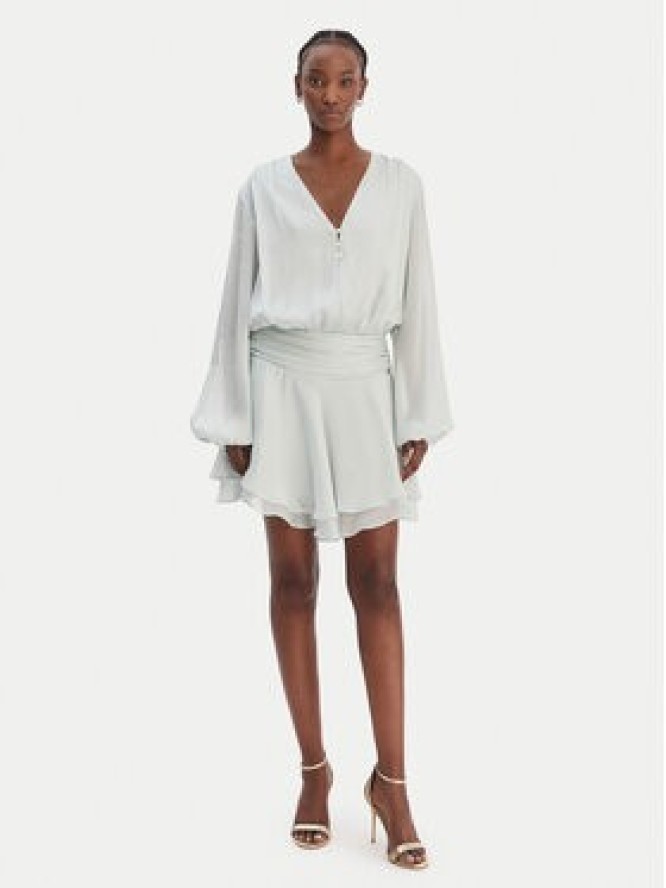 Guess Sukienka koktajlowa W6GK46 W1931 Zielony Regular Fit