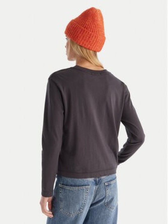 Quiksilver Bluzka Essential LS TEE EQWZT03199 Szary Regular Fit