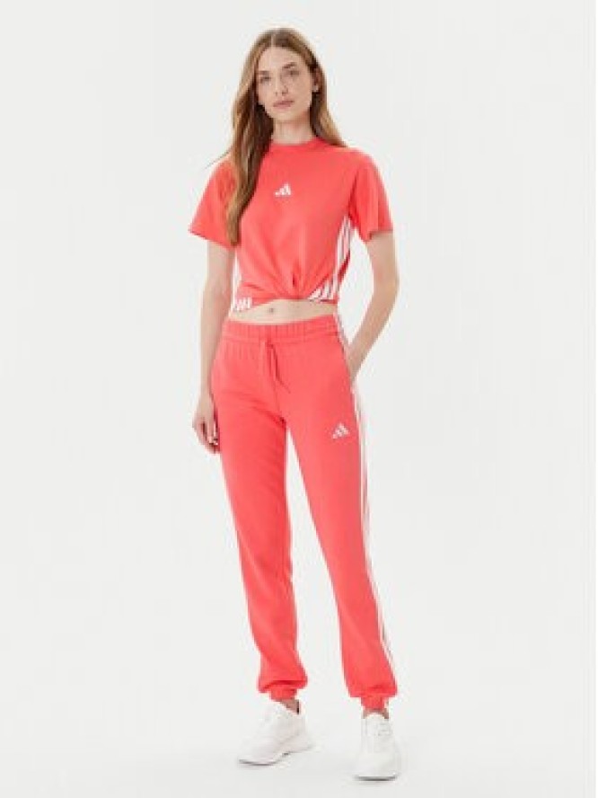adidas Spodnie dresowe Essentials 3-Stripes KE4387 Koralowy Regular Fit
