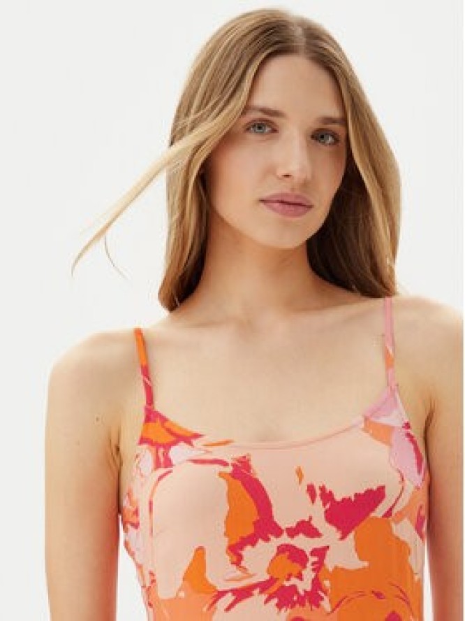 ONLY Sukienka letnia Nova 15347730 Pomarańczowy Regular Fit