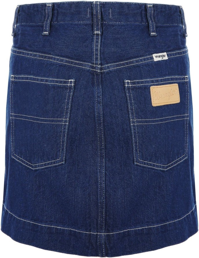 SPÓDNICA WRANGLER CARPENTER SKIRT WORKWEAR BLUE W29WFH20X 112128597