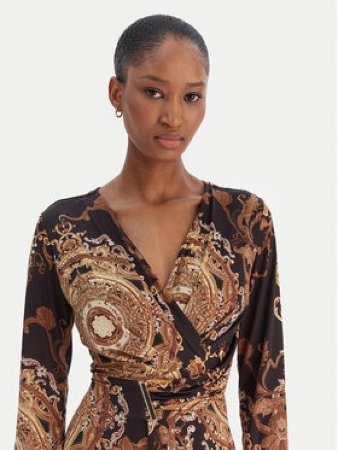 Rinascimento Sukienka koktajlowa CFC0020153002 Czarny Slim Fit