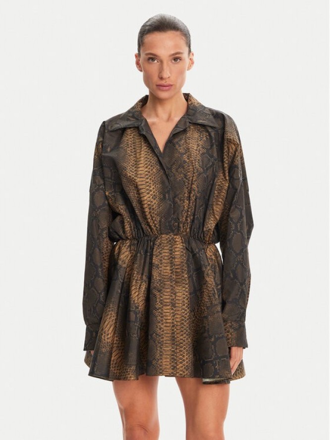 NORMA KAMALI Sukienka codzienna ST4243PHA71302 Brązowy Relaxed Fit