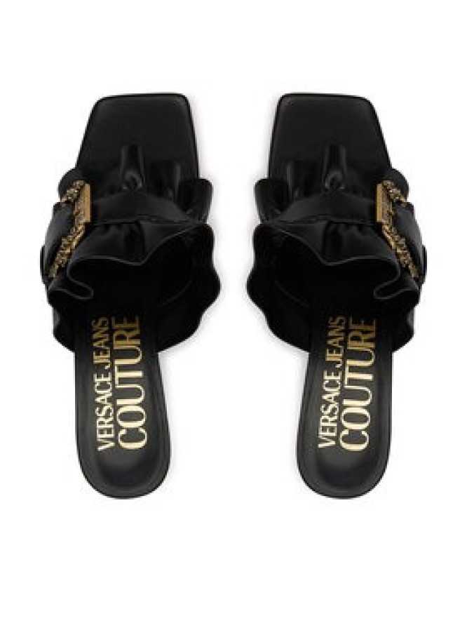 Versace Jeans Couture Klapki 80VA3S70 ZSS83 899 Czarny