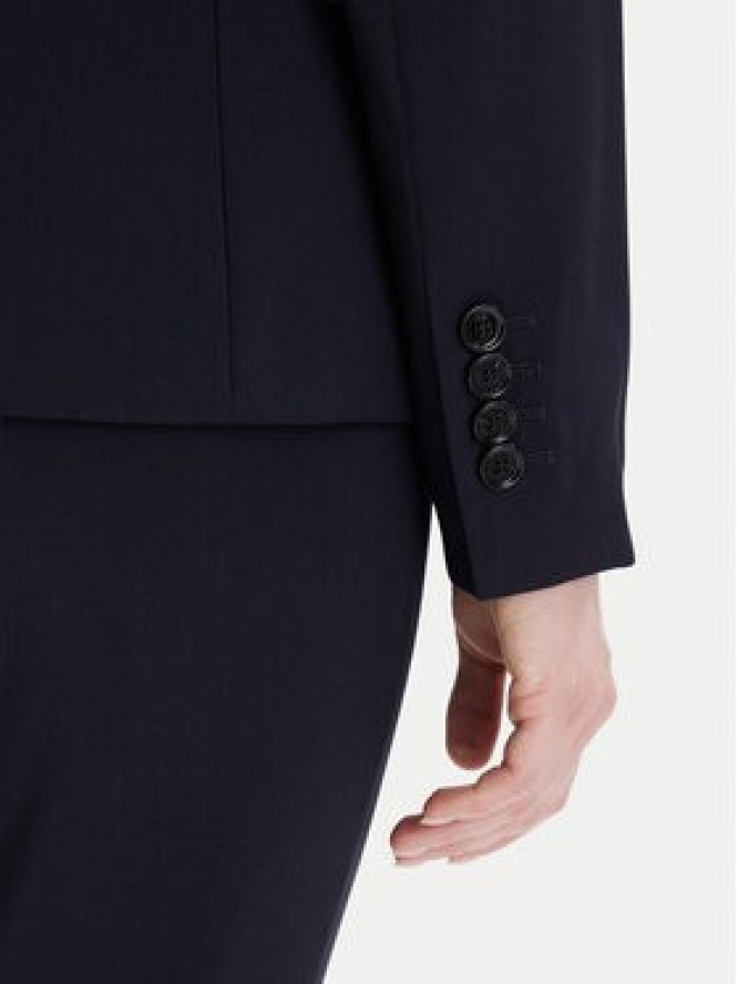 Boss Marynarka Juleah 50490035 Granatowy Regular Fit