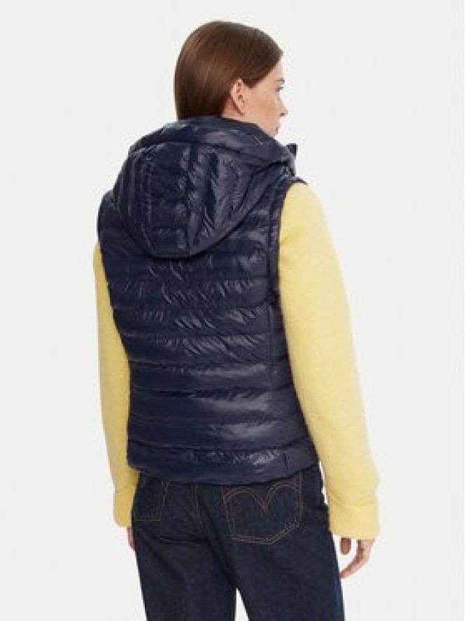 Tommy Hilfiger Bezrękawnik WW0WW47352 Granatowy Slim Fit