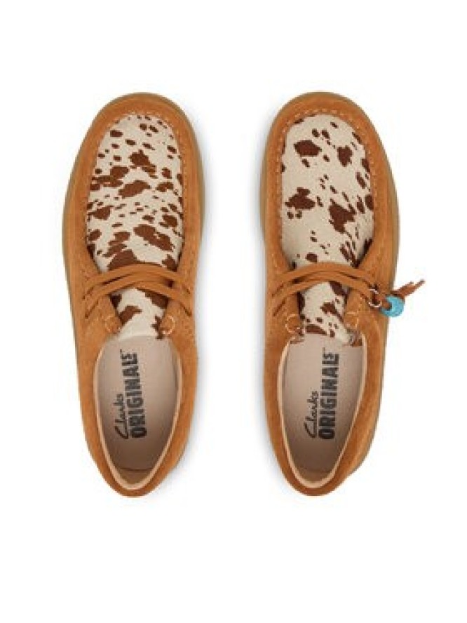 Clarks Półbuty Boxbee Walla. 26329295 Brązowy