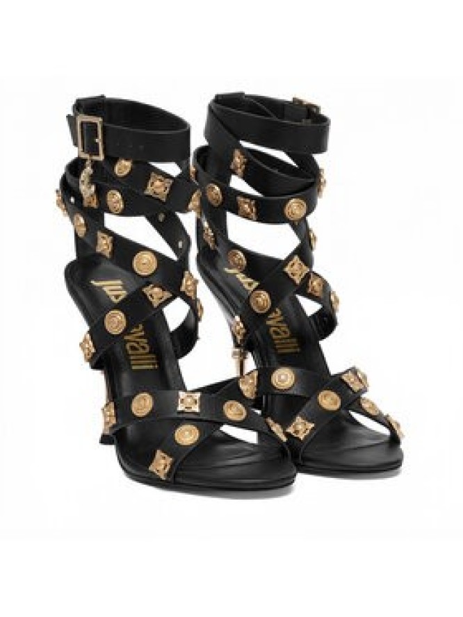 Just Cavalli Sandały 80RA3S40 ZSE55 Czarny