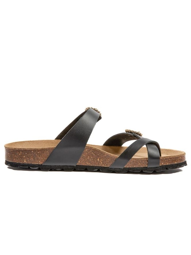 billowy Skórzane japonki w kolorze czarnym rozmiar: 39