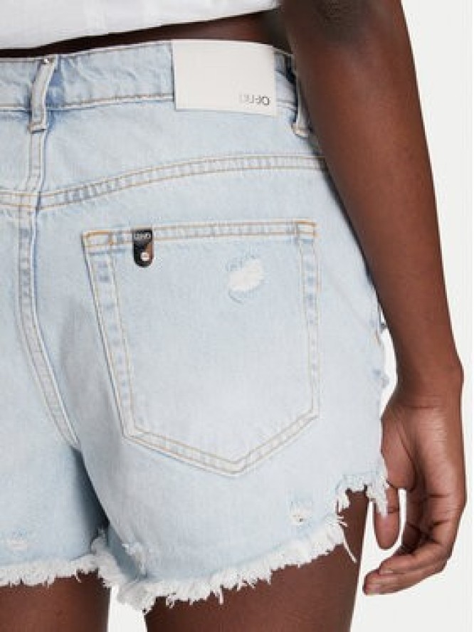Liu Jo Szorty jeansowe UA5253 D0238 Niebieski Regular Fit