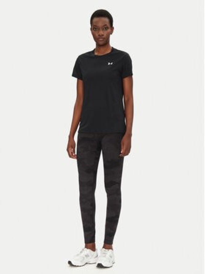 Under Armour Koszulka techniczna Rech SSC 1384231 Czarny Relaxed Fit
