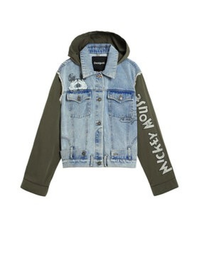 Desigual Kurtka jeansowa Kiss Mic 26SWED07 Niebieski Regular Fit