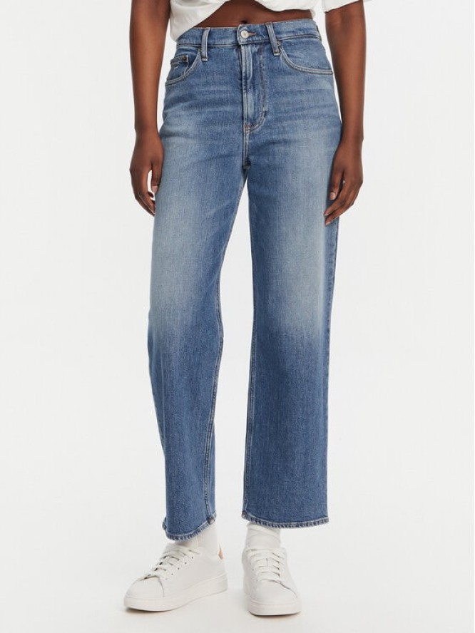 Tommy Jeans Jeansy Layla DW0DW20644 Niebieski Straight Fit