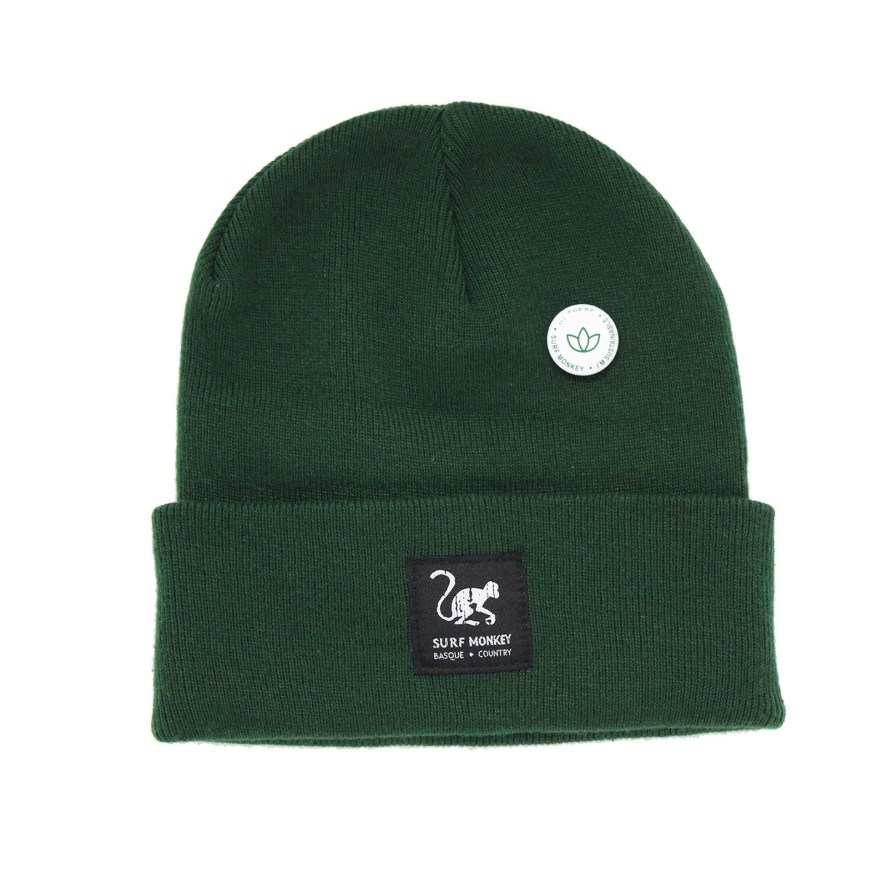 Czapka Beanie z Recyklingu Unisex dla Dorosłych (Zielony)