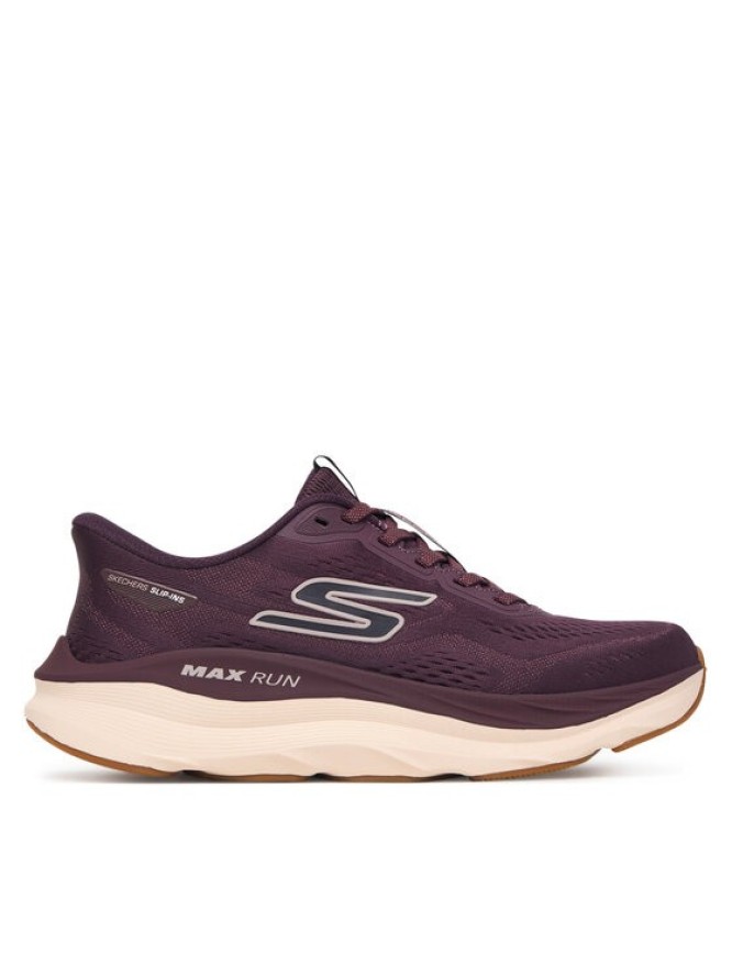 Skechers Sneakersy Max Run 129200 Bordowy