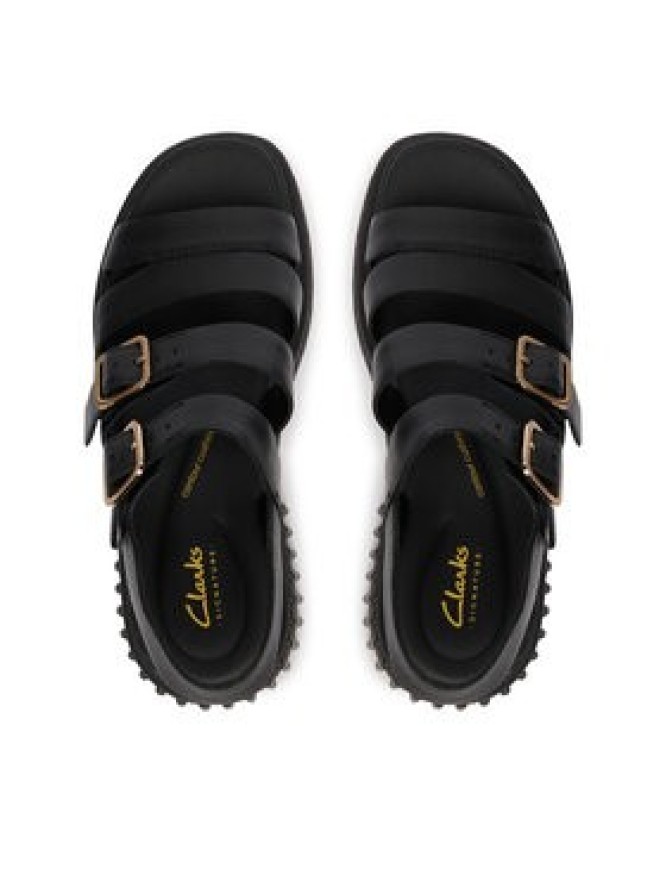 Clarks Sandały Evamar Strap 26185888 Czarny