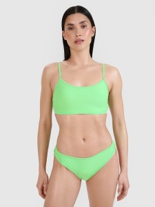 4F Góra od bikini damska - zielona XS