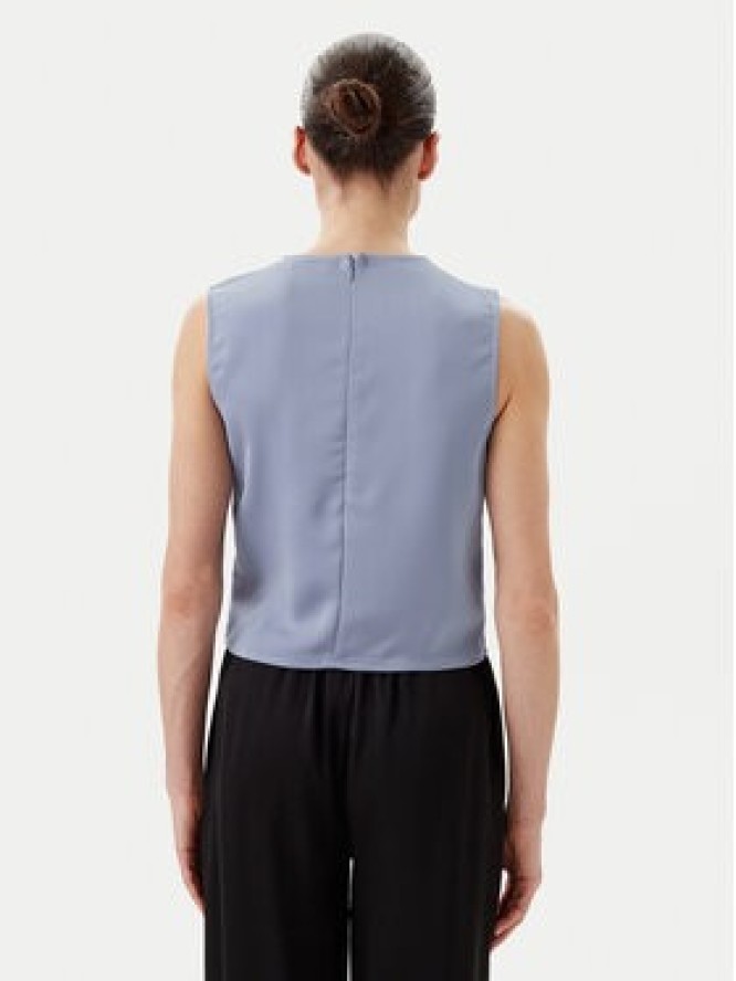 Eleh Bluzka ESS250183 Niebieski Regular Fit