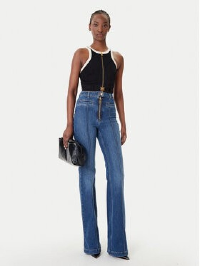 Elisabetta Franchi Jeansy PJ-17D-61E2 139 Niebieski Regular Fit