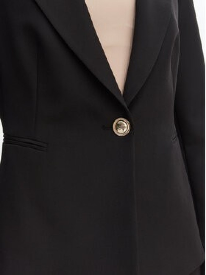 Rinascimento Marynarka CFC0128647003 Czarny Regular Fit