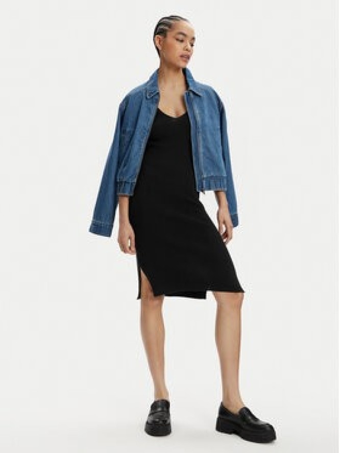 ONLY Sukienka letnia Lina 15286410 Czarny Slim Fit