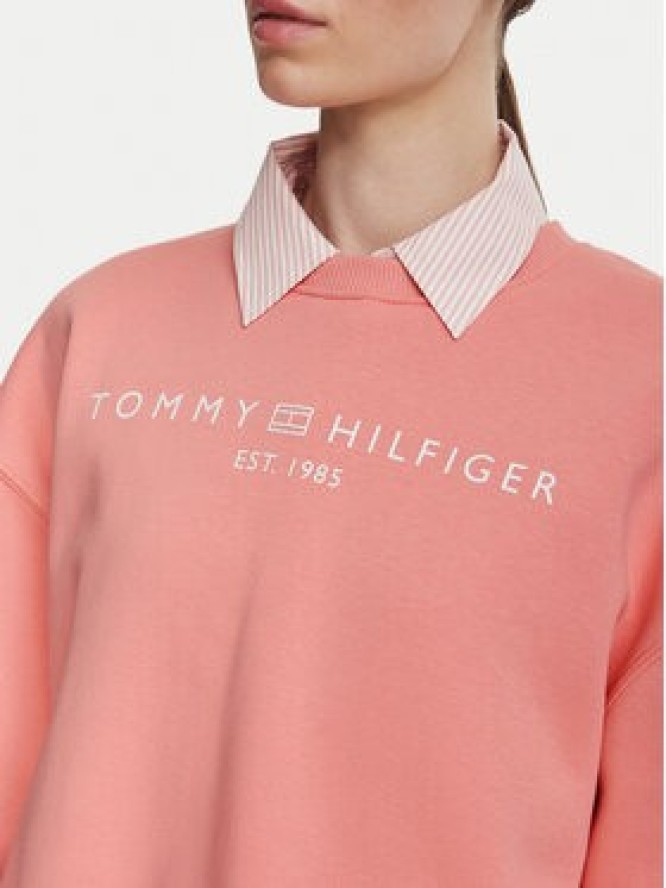Tommy Hilfiger Bluza WW0WW47831 Różowy Regular Fit