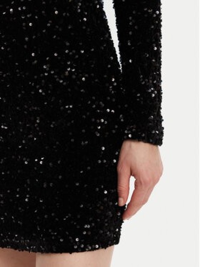 DKNY Sukienka koktajlowa P4ID6XQY Czarny Regular Fit