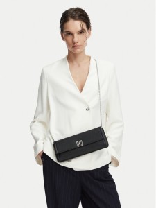 Calvin Klein Torebka Emblem Hw Pebble Clutch LV04F3740G Czarny