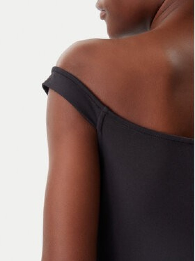 Calvin Klein Jeans Sukienka codzienna Logo Milano J20J225541 Czarny Slim Fit