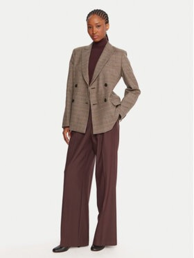 Weekend Max Mara Marynarka Giove 2525046022 Brązowy Regular Fit