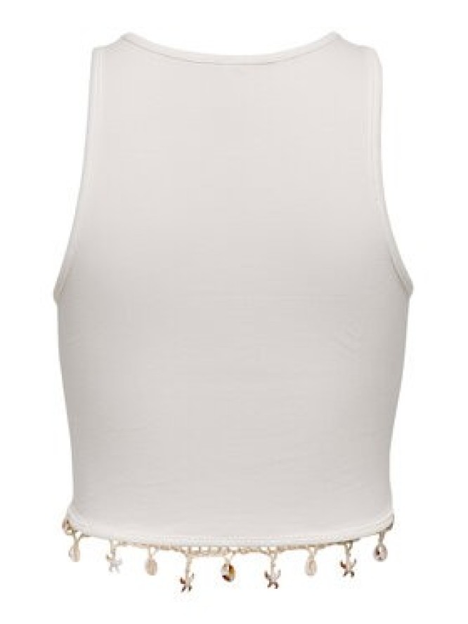 ONLY Top Shelly 15325019 Biały Slim Fit