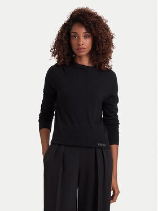 Liu Jo Sweter WF6452 MA16R Czarny Regular Fit