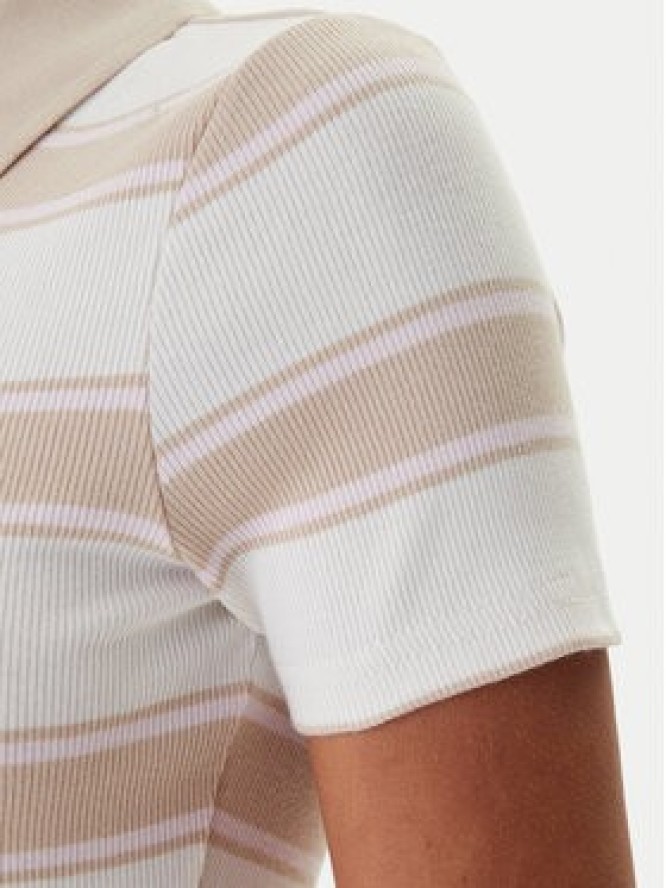 Tommy Jeans Polo DW0DW22327 Beżowy Slim Fit