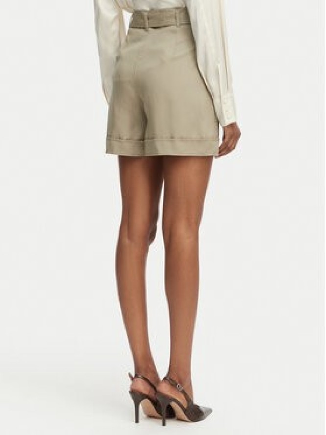 Guess Szorty materiałowe W5GD1R WG4C2 Khaki Regular Fit