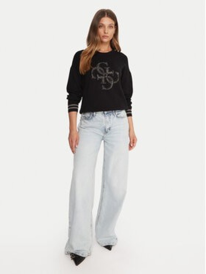 Guess Sweter W5BR42 Z26I2 Czarny Relaxed Fit