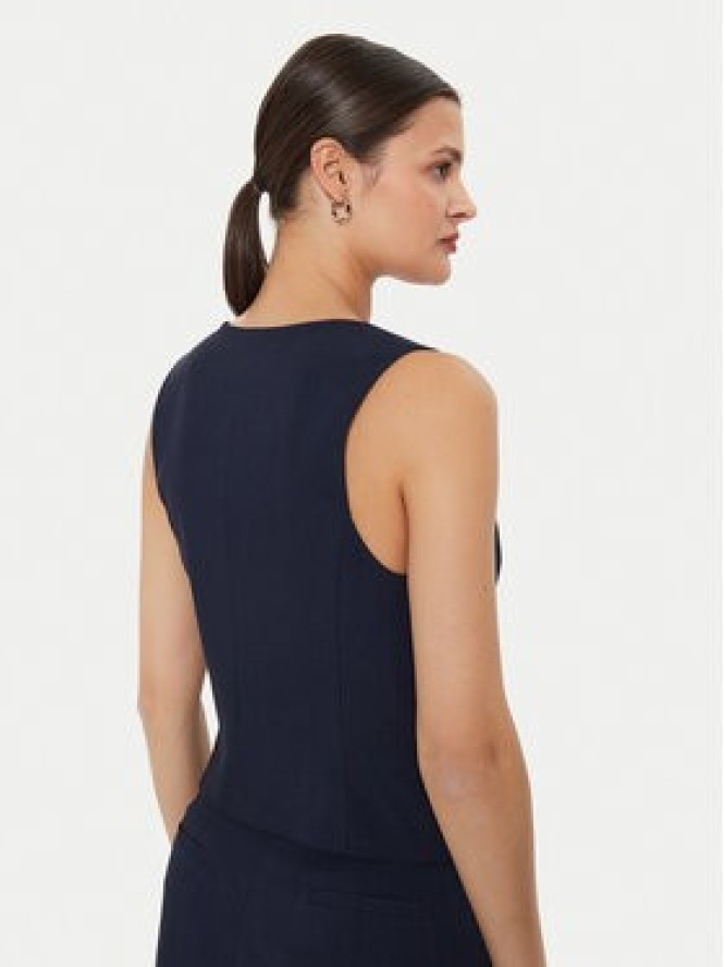 ViCOLO Kamizelka TB1569 Granatowy Regular Fit