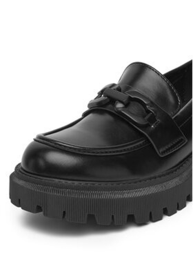 DeeZee Loafersy BBT-22663-10 Czarny