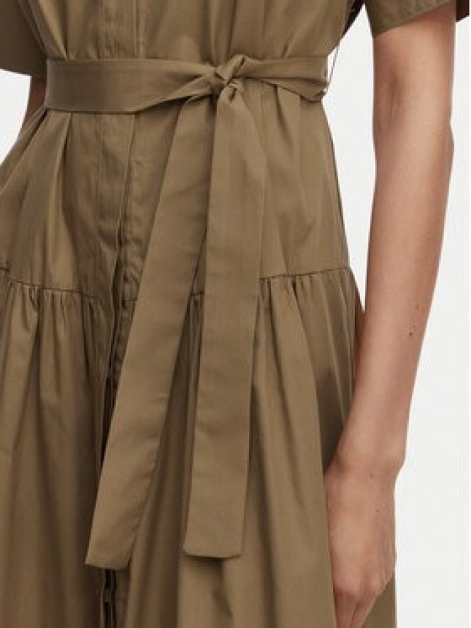 Marella Sukienka koszulowa Fauna 2615221172 Brązowy Regular Fit