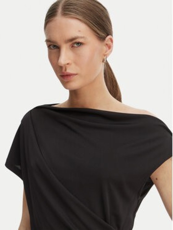 Rinascimento Bluzka CFC0128664003 Czarny Regular Fit