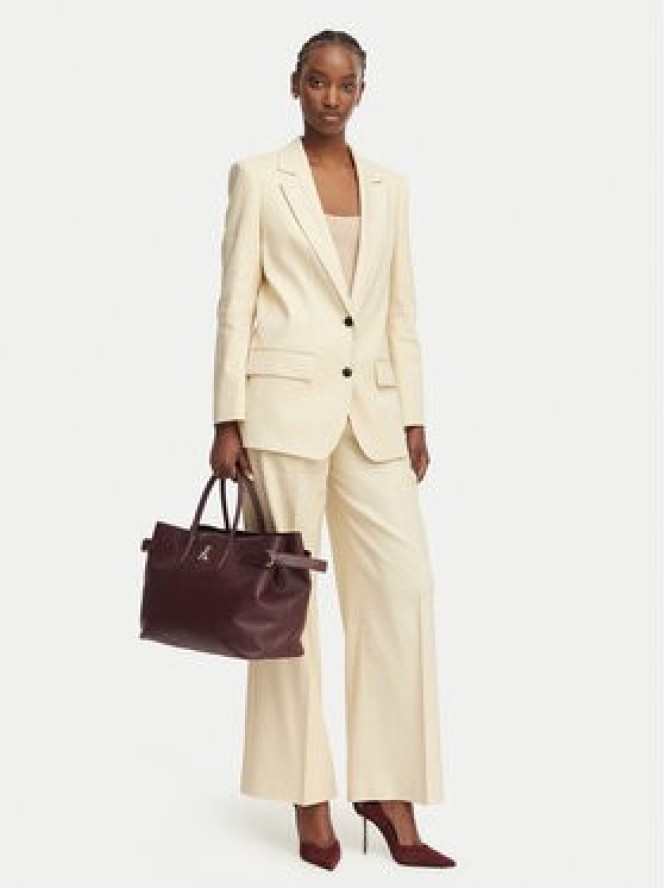 HUGO Spodnie materiałowe Halati 50559839 Beżowy Regular Fit