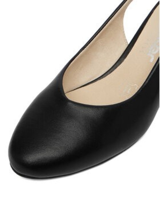 Rieker Czółenka 44651-00 Czarny