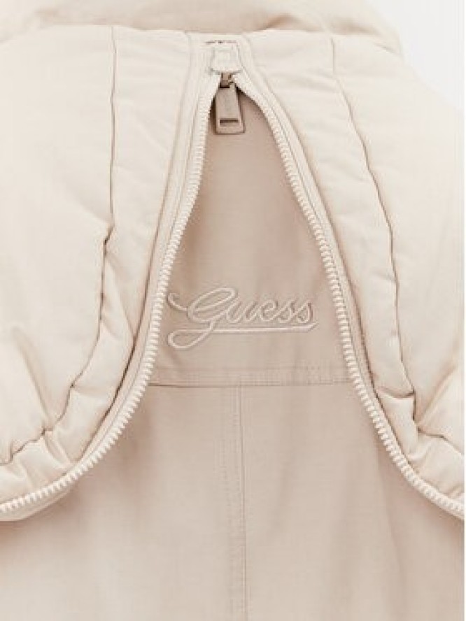 Guess Płaszcz zimowy Rolanda W3BL77 WFVW0 Beżowy Regular Fit