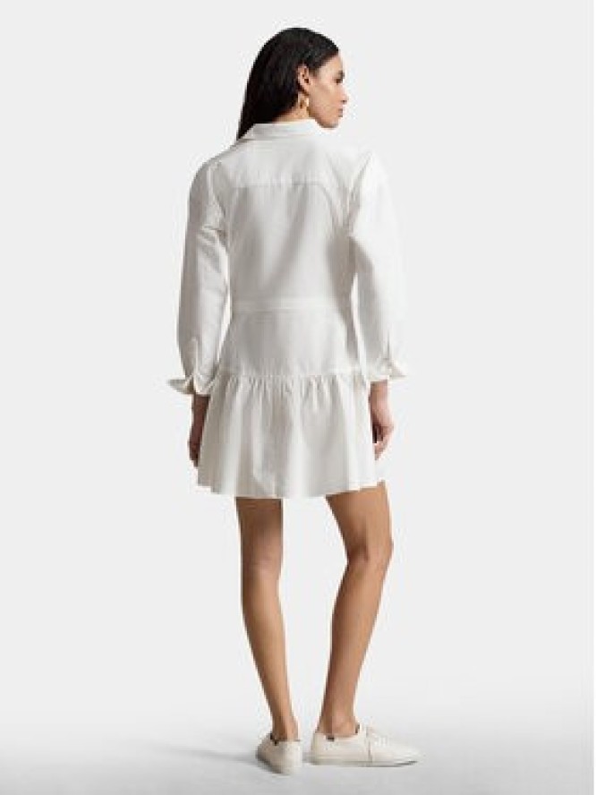 Polo Ralph Lauren Sukienka koszulowa 211B22755002 Biały Regular Fit