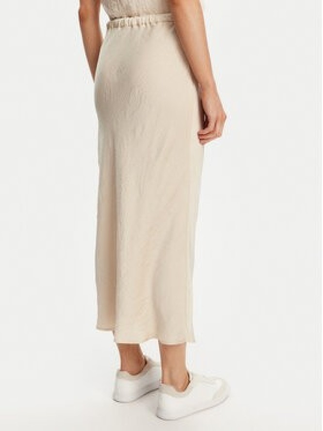 Marella Spódnica midi No 2513101055 Écru Regular Fit
