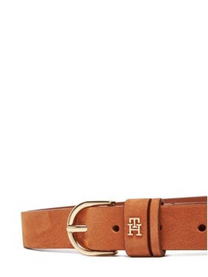 Tommy Hilfiger Pasek Damski Essential Effortless 2.5 Nubuck AW0AW17930 Brązowy