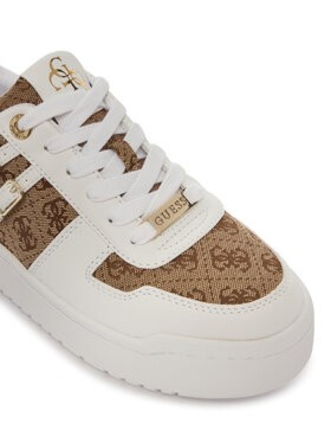 Guess Sneakersy FLFMA2 FAL12 Brązowy jasny