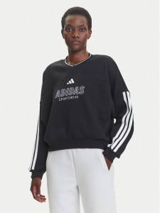 adidas Bluza Tiro Cut 3-Stripes JN2673 Czarny Loose Fit