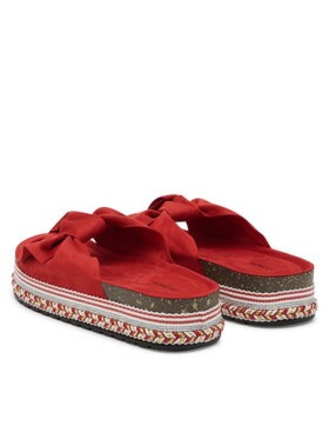 DeeZee Klapki E2050-3 Czerwony