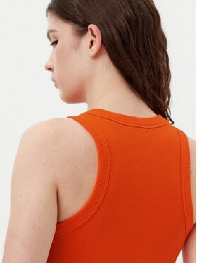 HUGO Top Easy 50508857 Pomarańczowy Slim Fit