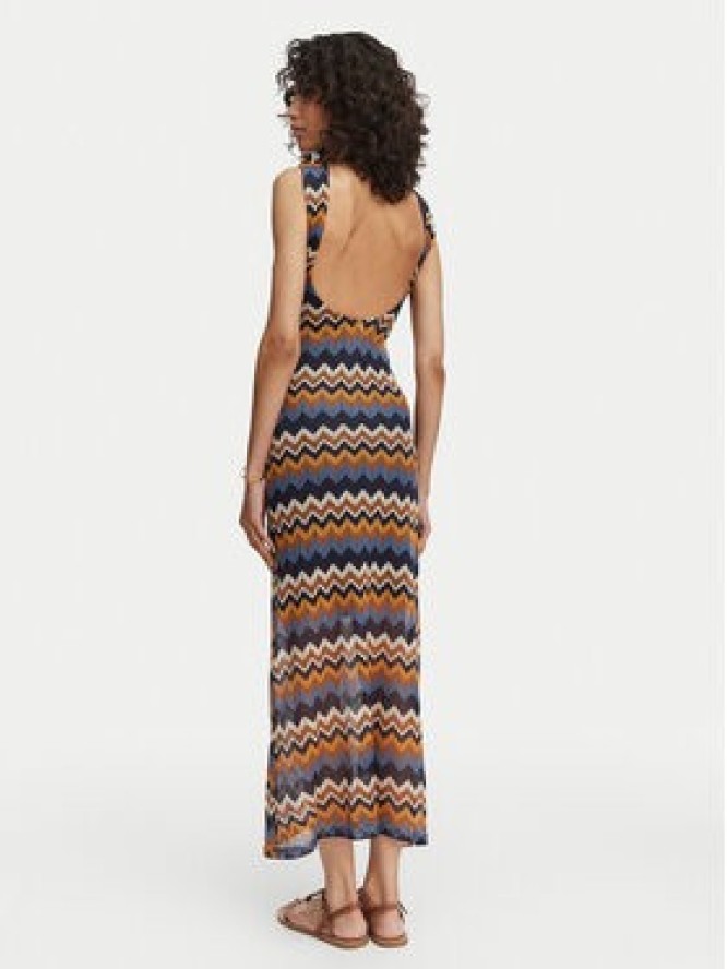 Artigli Sukienka dzianinowa ACAB004520 Niebieski Regular Fit